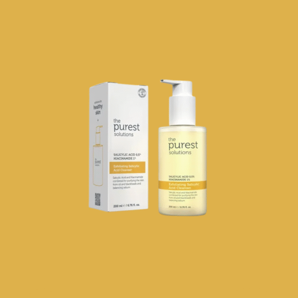 The Purest Solutions Exfoliating Salicylic Acid Cleanser Facial Cleanser (0.5% Salicylic Acid & 1% Niacinamide) | 200ml - Image 2