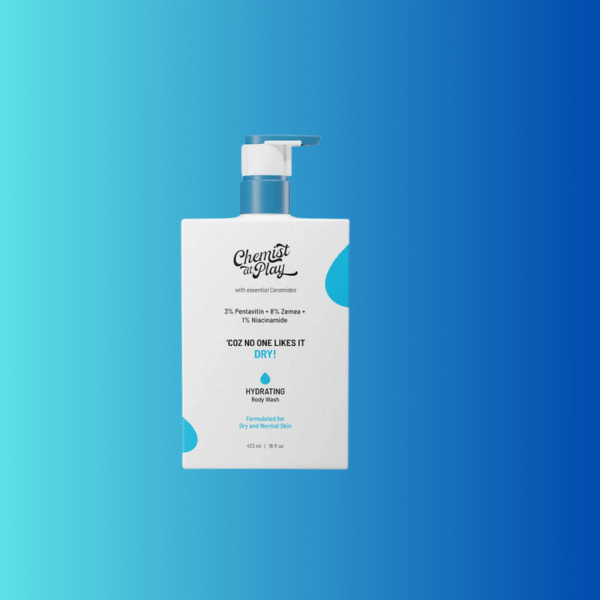 Chemist At Play Body Wash For Dry-Normal Skin - 473ML (3% Pentavitin + 8% Zemea + 1% Niacinamide)