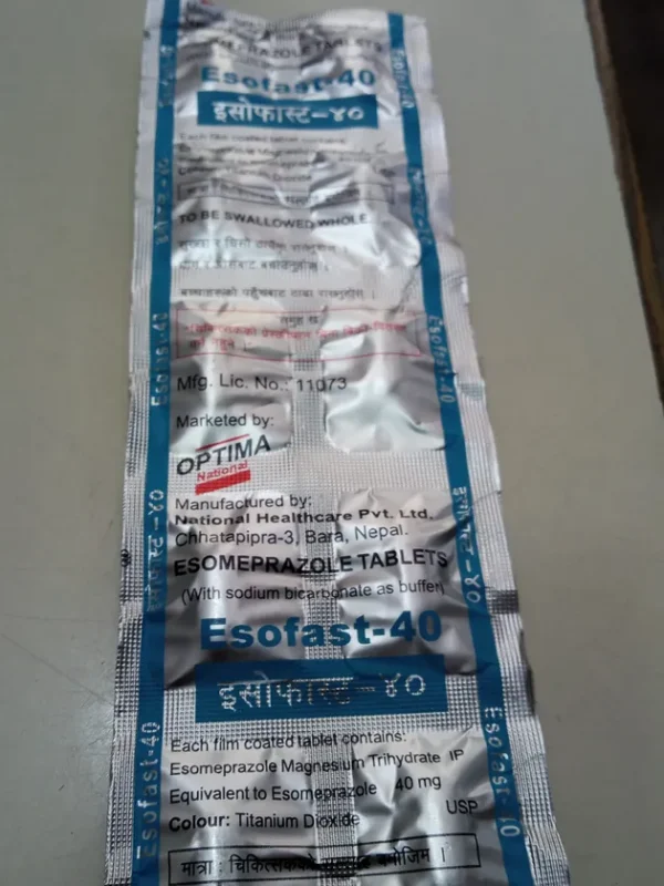 Esofast 40mg Tab - Image 2