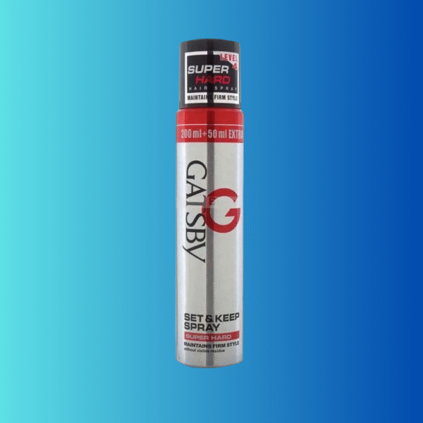 Gatsby-Set And Keep Super Hard Hair Spray for Men 250ml