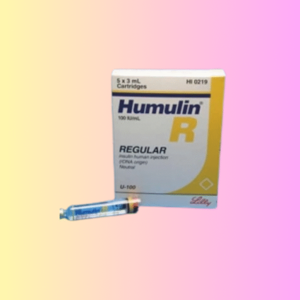 HUMINSULIN R CARTRIDGES (100IU/ML)