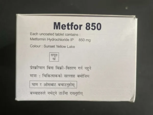 Metfor 850mg tab - Image 3