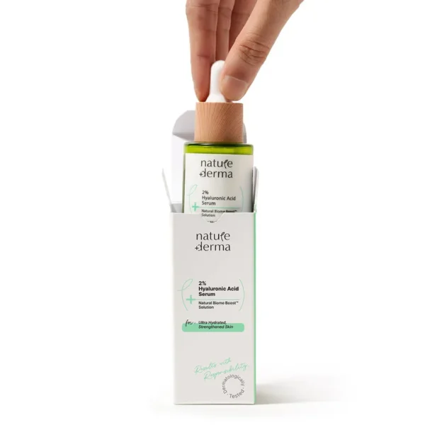 Nature Derma 2% Hyaluronic Acid Serum for Intense Hydration, 30ml
