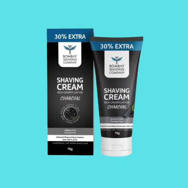 Bombay Shaving Charcoal Shaving Cream - 78g