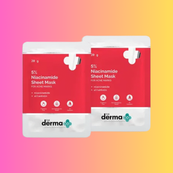 5% Niacinamide Sheet Mask With Niacinamide & Allantoin - 20g - Image 2