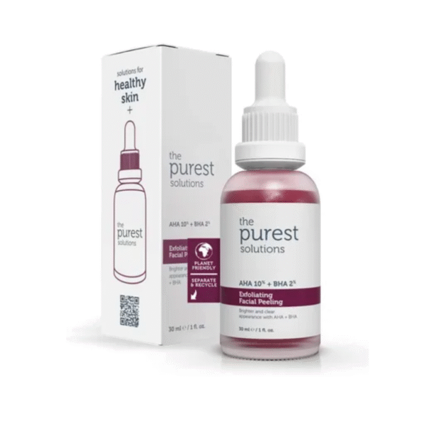The Purest Solutions Exfoliating Facial Peeling | AHA 10% + BHA 2% | 30ml - Image 3