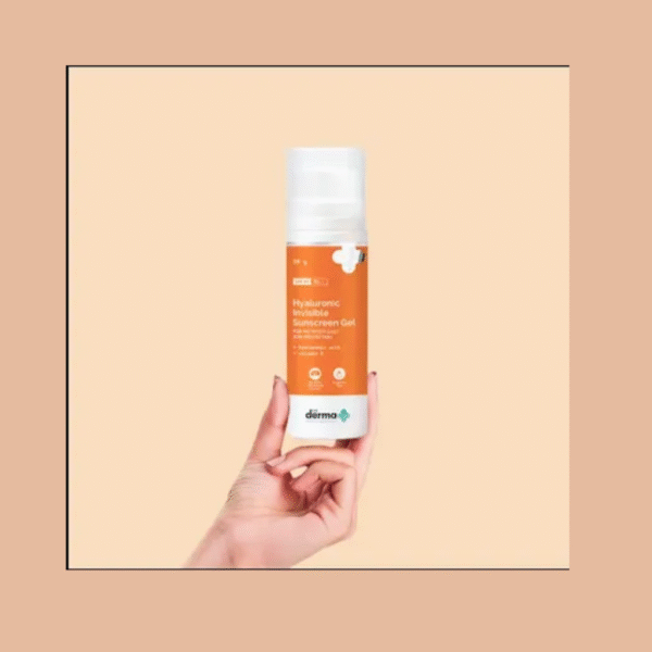 Hyaluronic Invisible Sunscreen Gel with Hyaluronic Acid & Vitamin E - 50g - Image 2