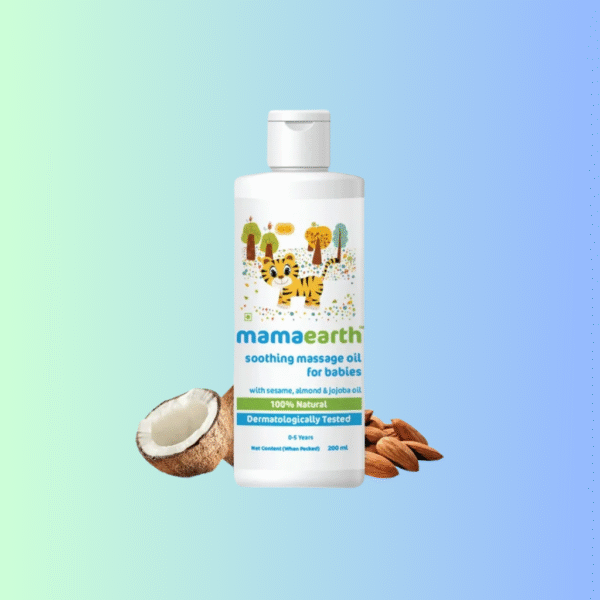 Mamaearth Soothing Massage Oil for Babies with Sesame, Almond & Jojoba Oil-200ml