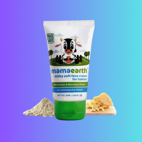 Mamaearth Milky Soft Face Cream With Murumuru Butter for Babies-60 ml