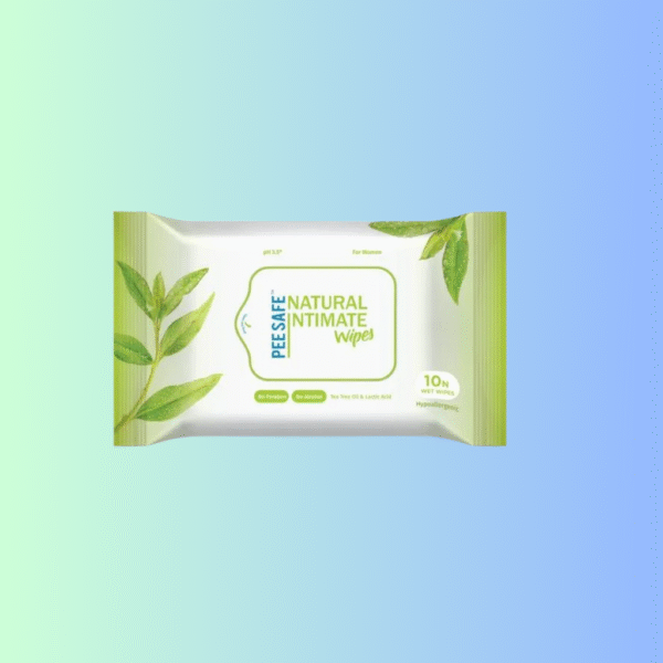 Pee Safe Natural Intimate Wipes - Pack of 10