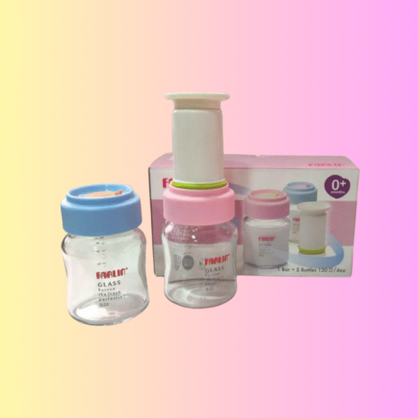 MILK STORAGE BOTTLE GLASS W/VACUUM