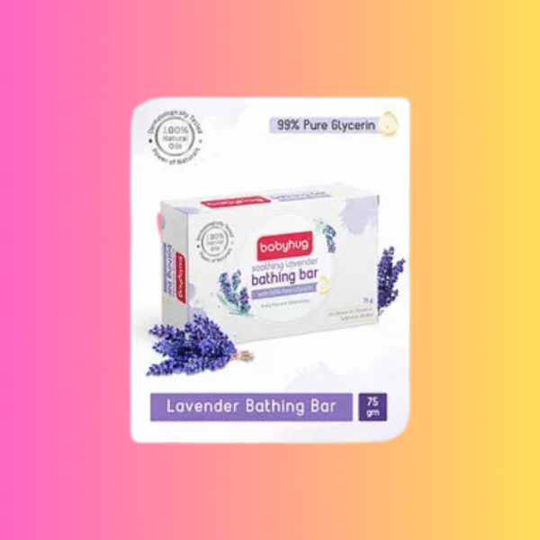 Babyhug Soothing Lavender Glycerin Bathing Bar - 75 g